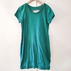Teal Short Sleeve Dress